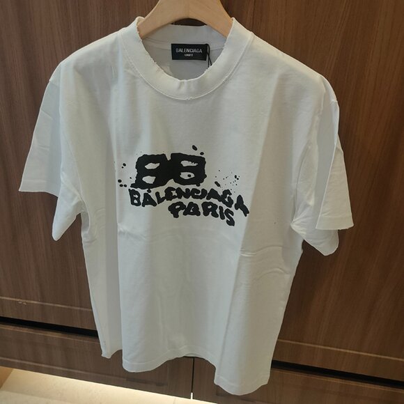 Balenciaga Graffiti-Style T-Shirt - Picture 1 of 5
